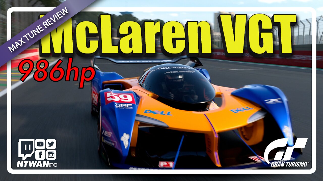 Gran Turismo 7 | Max Tune Review | Interlagos Circuit | McLaren VGT