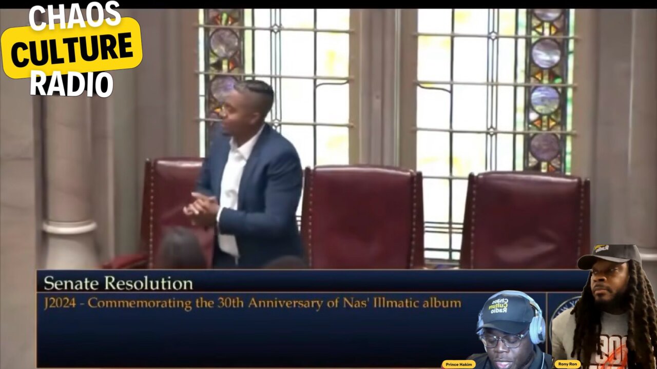 Nas Was In Attendance As The New York Senate Commemorated The 30th