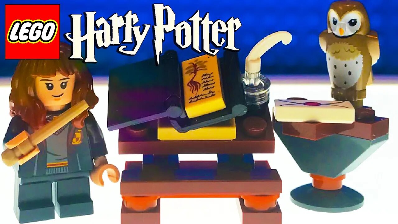 LEGO Harry Potter STOP MOTION Hermione's Study Desk speed build #shorts