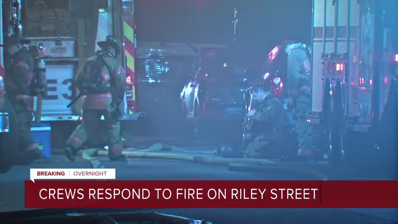 Buffalo Fire Department responds to early morning fire near Riley Ave.