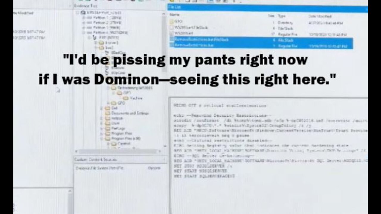 "I'd be pissing in my pants right now if I were Dominon"