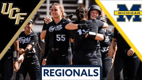 Michigan vs #16 UCF Softball (Regionals) | 2022 College Softball Highlights