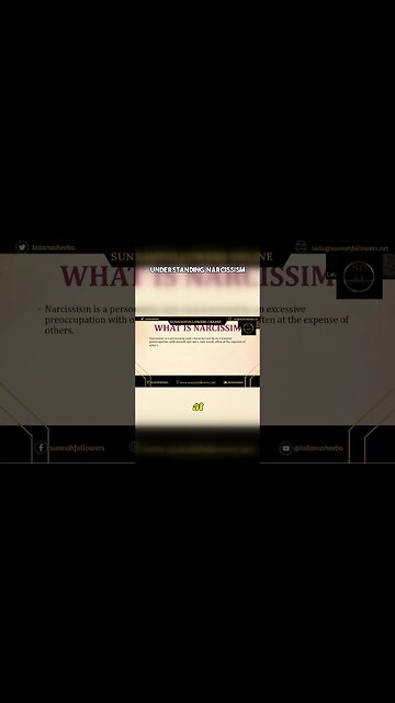Discover the truth about narcissism and how it affects relationships. Don't miss out on this video!