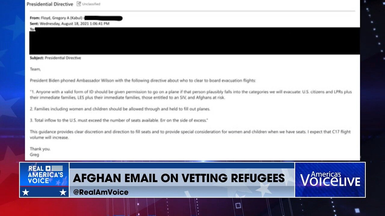 Leaked Email May Show Biden Admin Didn't Vet Refugees