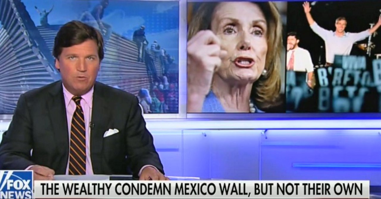 Tucker Carlson to Nancy Pelosi: Tear down the walls around your mansions