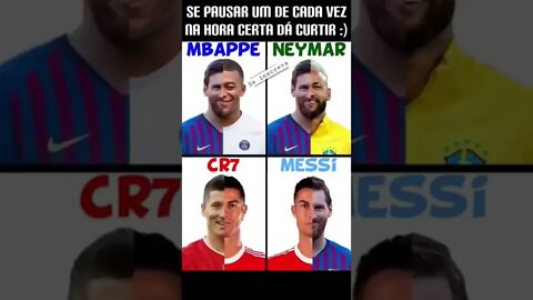 Tente pausar na hora certa (Mbappe,Neymar,cr7,messi) #shorts #shorts #neymar