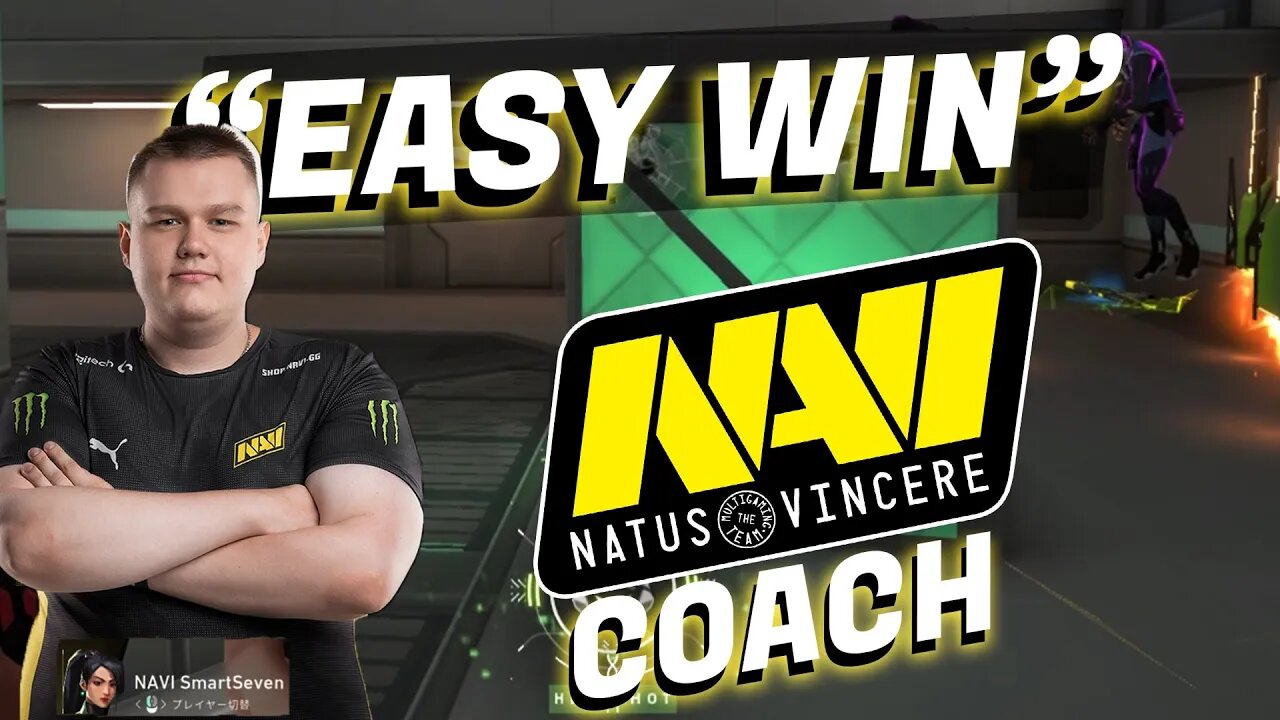 So I Played with NAVI'S COACH in Valorant...