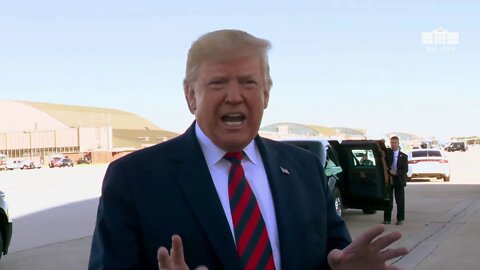 🔴👀🔴 President Trump Delivers Remarks Upon Departure