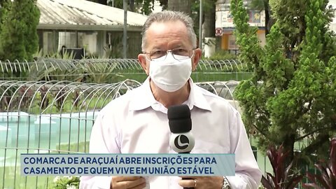 Comarca de Araçuaí abre inscrições para casamento de quem vive em união estável