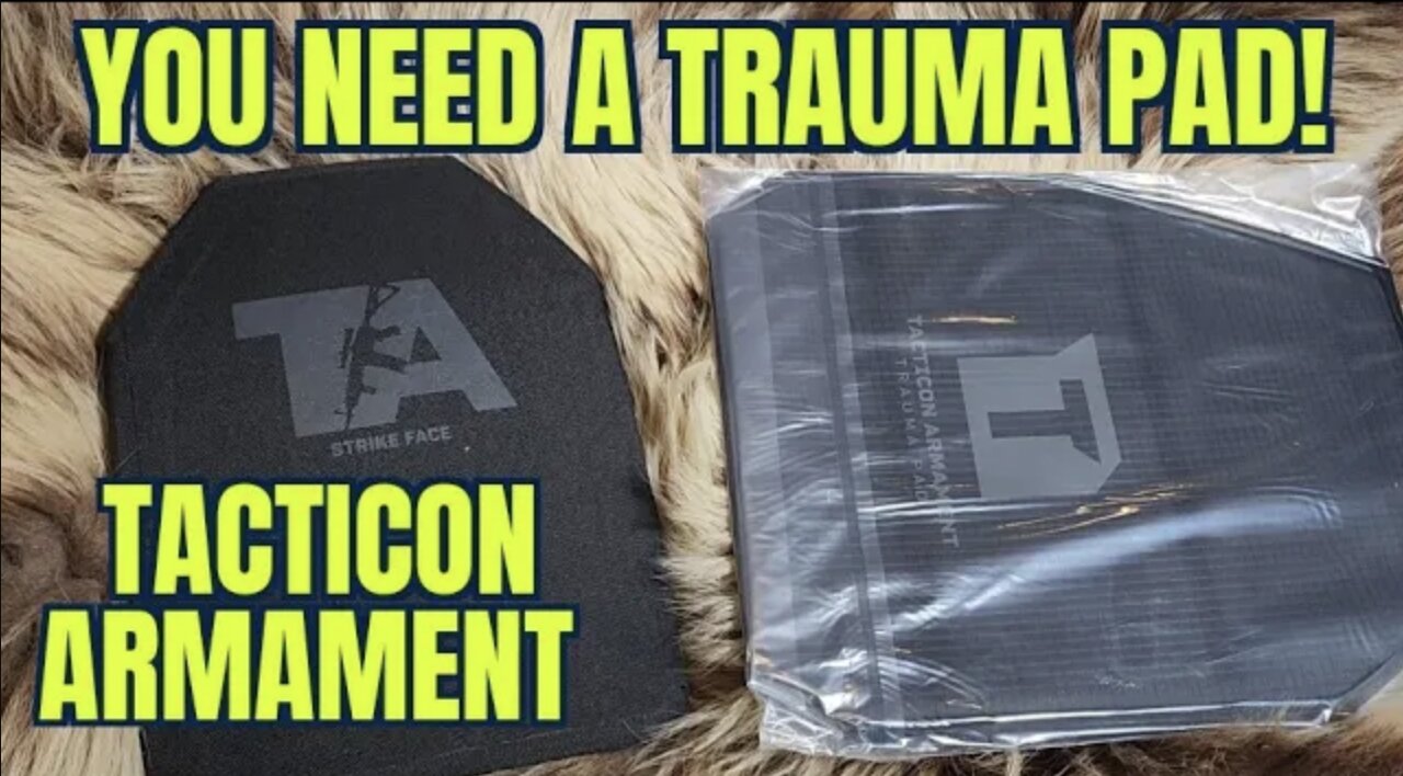 Why you need a Trauma Pad with your level 4 plates! Tacticon Armrament!