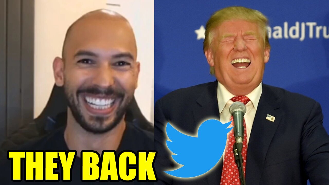TWITTER UNBANNED TRUMP AND ANDREW TATE. Meltdown begin...