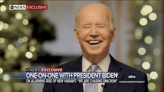 Biden Laughs When Confronted On Not Seeing Delta And Omicron Coming