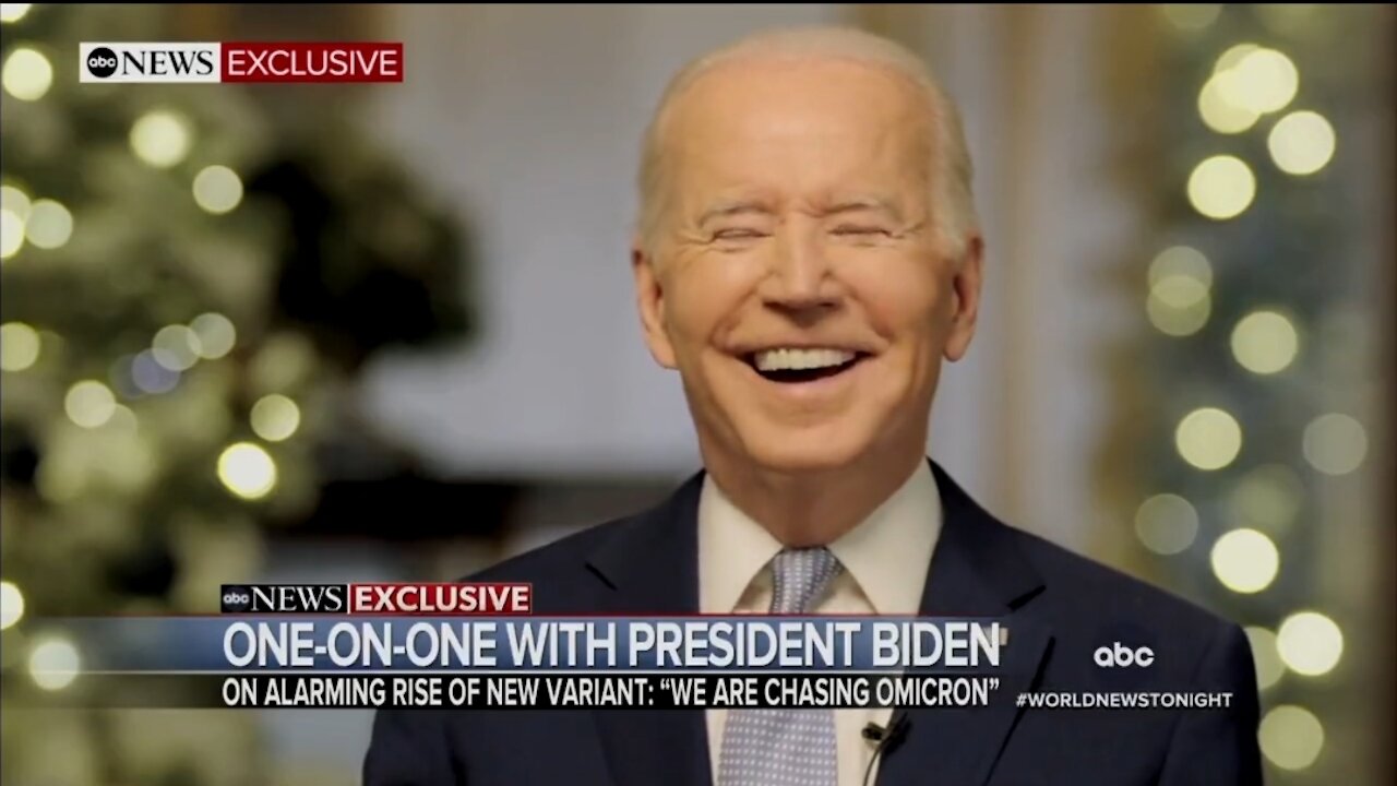 Biden Laughs When Confronted On Not Seeing Delta And Omicron Coming