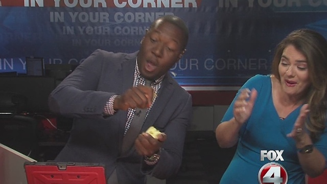 Fox 4's Malcolm Johnson takes on the Apple Challenge