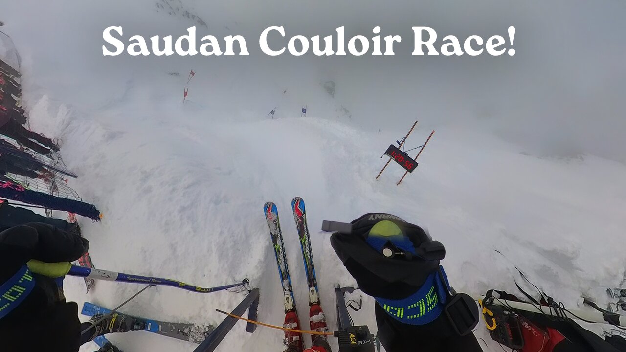 Whistler Blackcomb - Saudan Couloir Race!