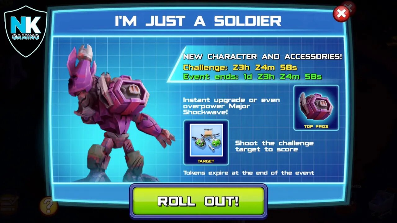 Angry Birds Transformers 2.0 - I'm Just A Soldier - Day 5