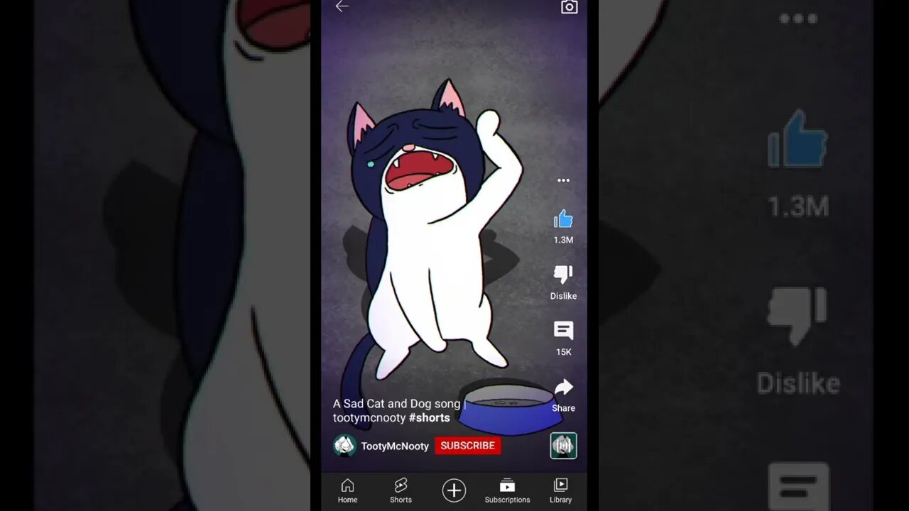 A Sad Cat and Dog song l tootymcnoty#shorts
