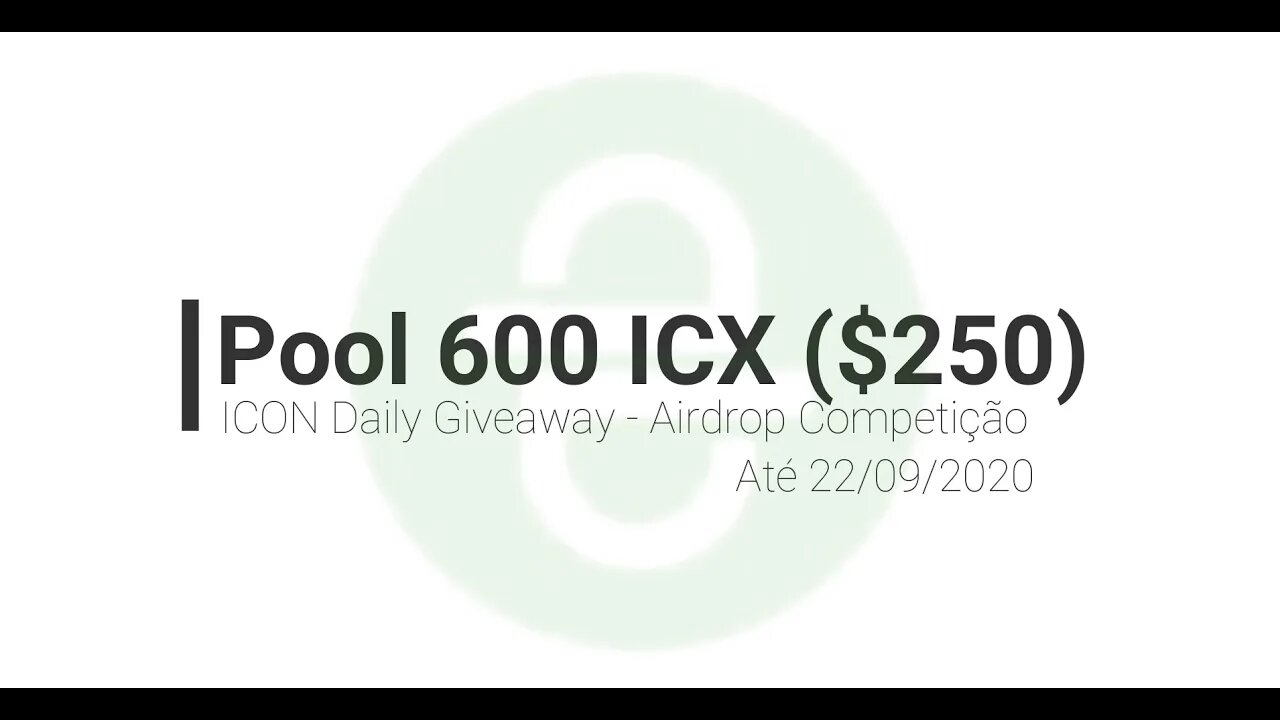 Finalizado - Airdrop Competição - ICON Daily - ($250)