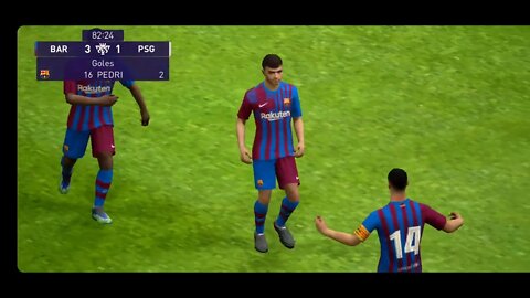 PES 2021: FC BARCELONA vs PSG | Entretenimiento Digital 3.0
