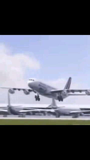 BIDENS NEW GREEN DEAL WIND POWERED JET LANDS AT JFK