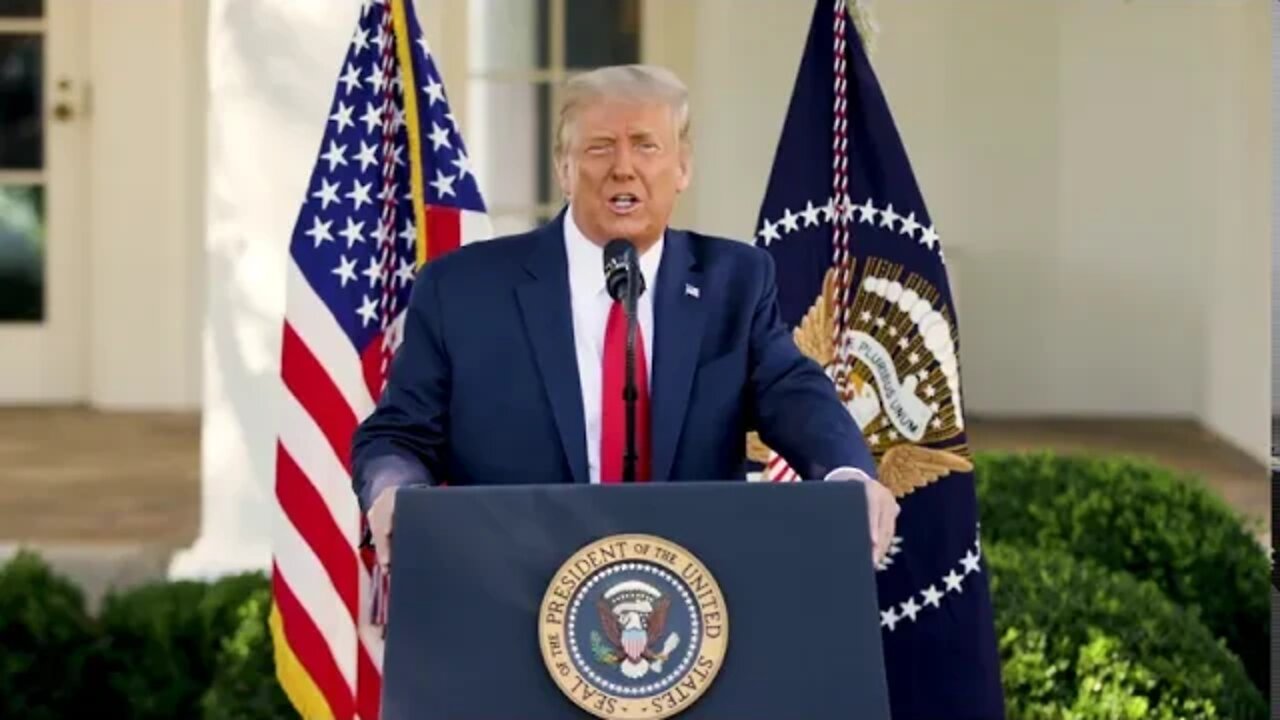 President Trump Addresses The Economic Club of New York