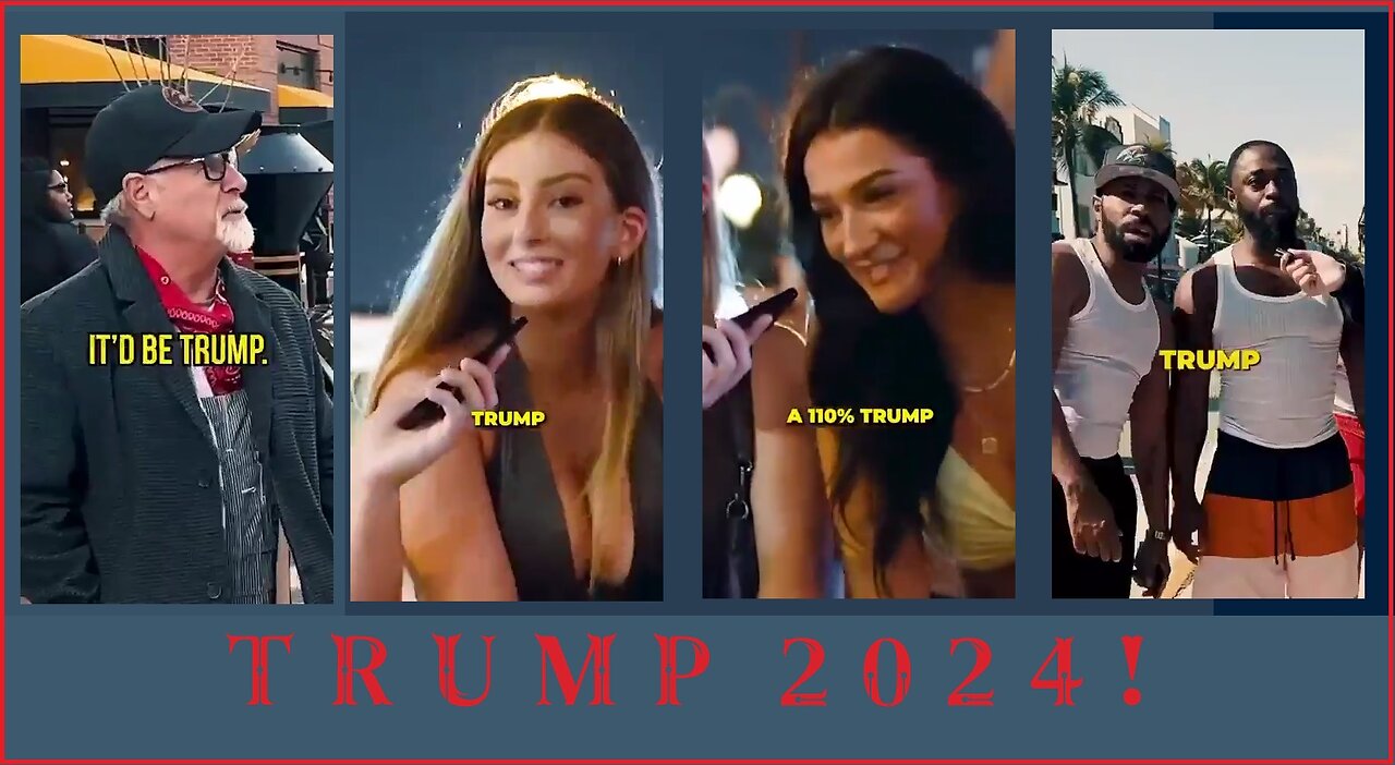 Shaney Richh on the streets: TRUMP 2024