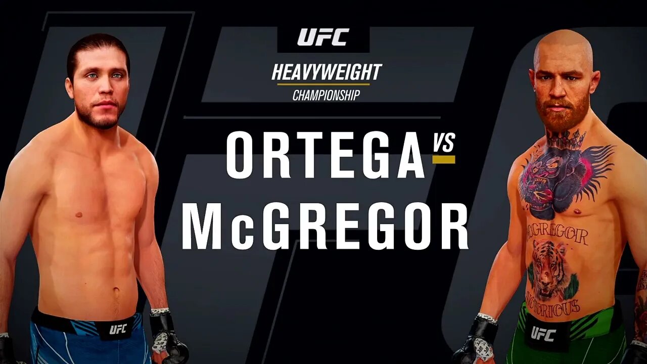 EA Sports UFC 4 Gameplay Conor McGregor vs Brian Ortega