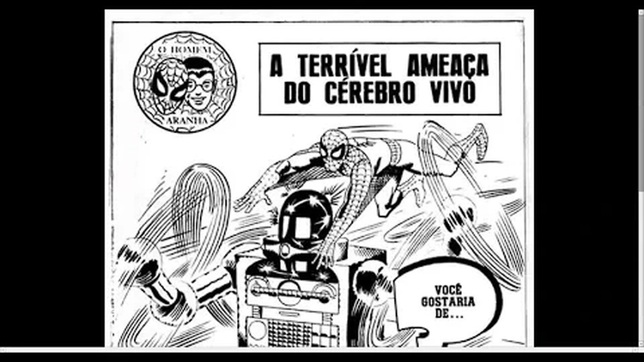 Homem Aranha - (1ª Série Nº 61) Pt.02 A Terrível Ameaça Do Cérebro Vivo