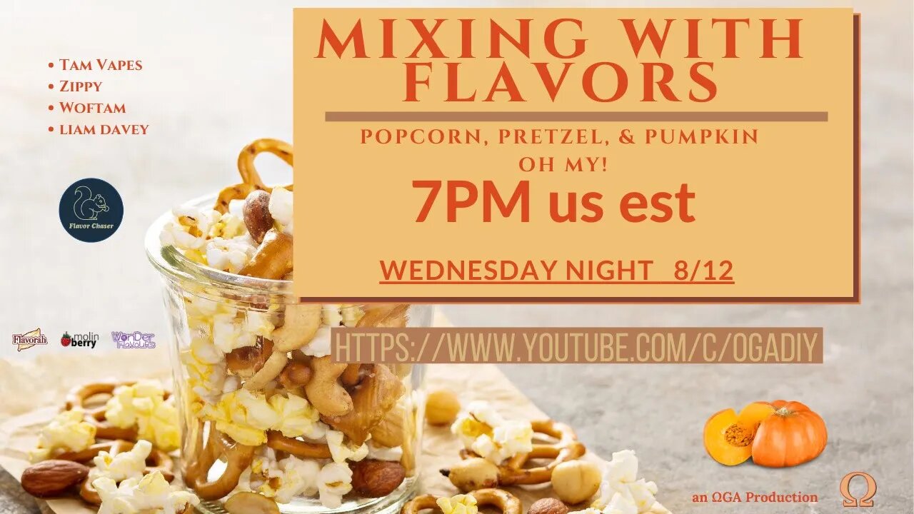 Mixing with Flavors: Popcorn, Pretzel, & Pumpkin OH MY!!