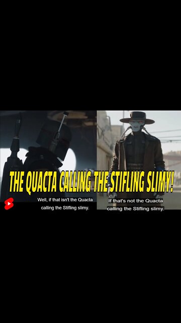 The Quacta Calling The Stifling Slimy - Boba Fett and Cad Bane #Shorts #YouTubeShorts #ShortsYouTube