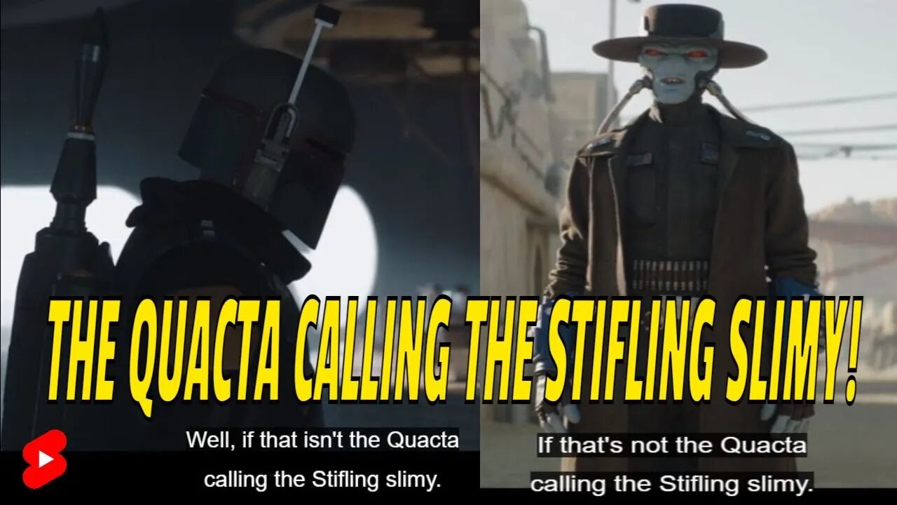 The Quacta Calling The Stifling Slimy - Boba Fett and Cad Bane #Shorts #YouTubeShorts #ShortsYouTube