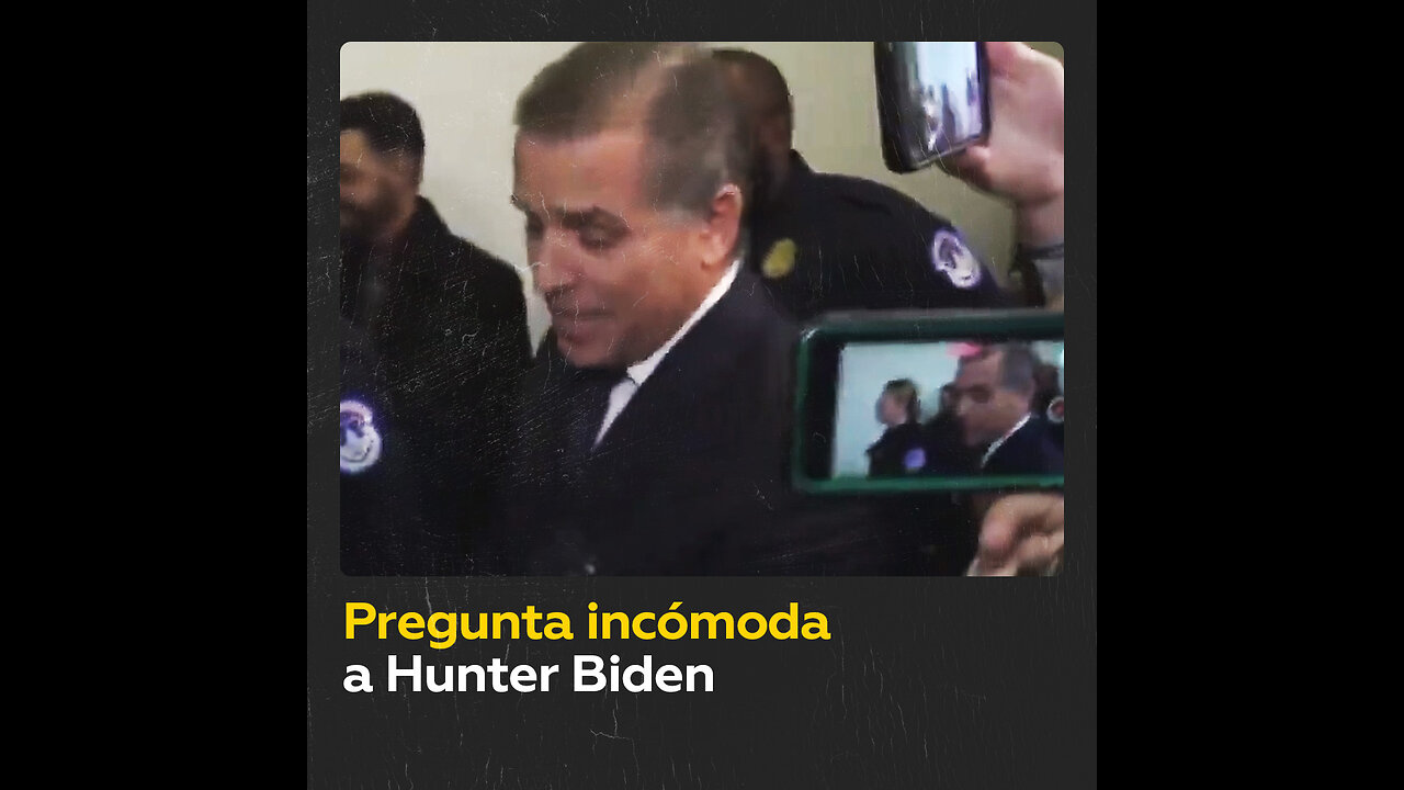 Periodista confronta a Hunter Biden con una pregunta incómoda