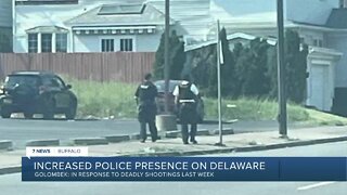 Buffalo Police increasing patrols on Delaware Ave. in North Buffalo after two homicides