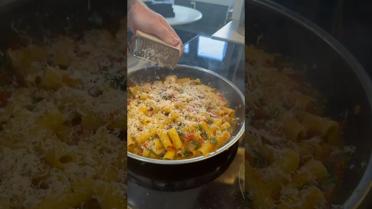 Full video on how I make this amazing and simple pasta dish on my channel!