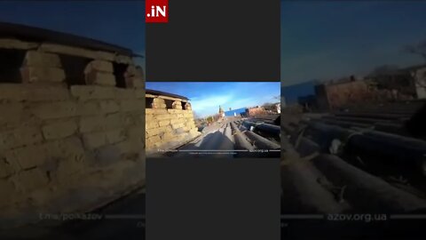 National Guard Destroys Russian Infantry Vehicle in Mariupol #shorts