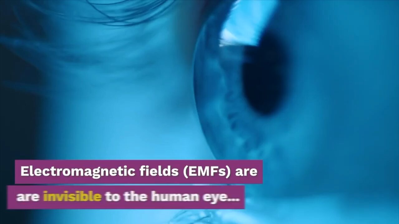 EMF’s is invisible to the human eye 👁