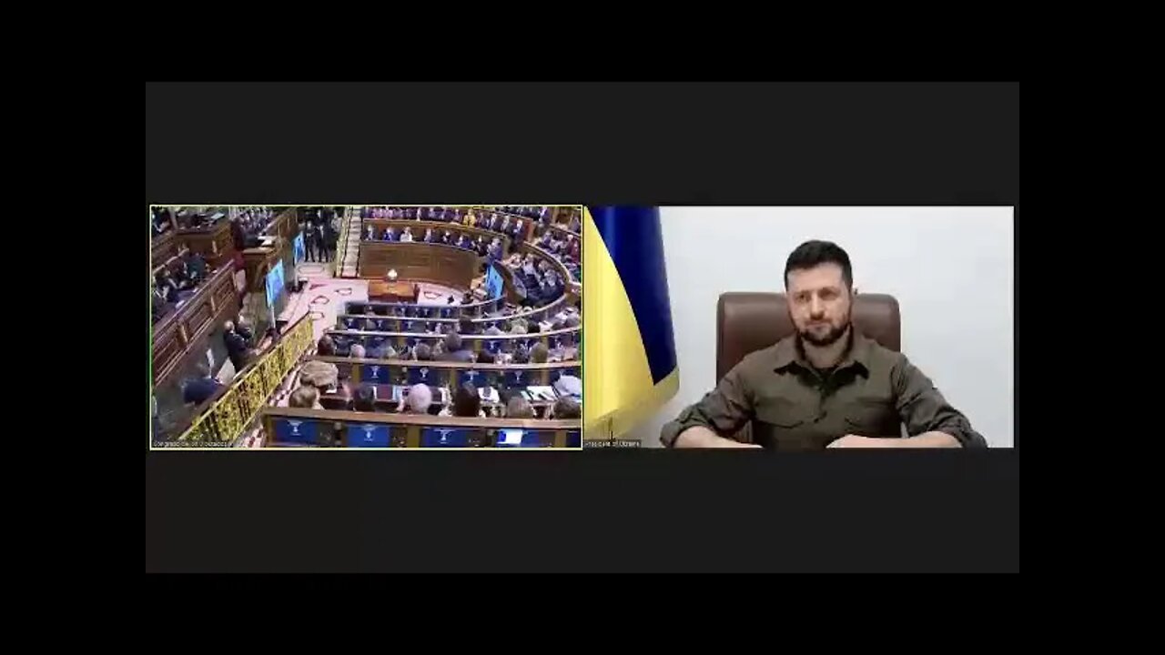 VOLODIMIR ZELENSKI SPEAK TO THE SPAIN ASSEMBLY! 5 APRIL 2022