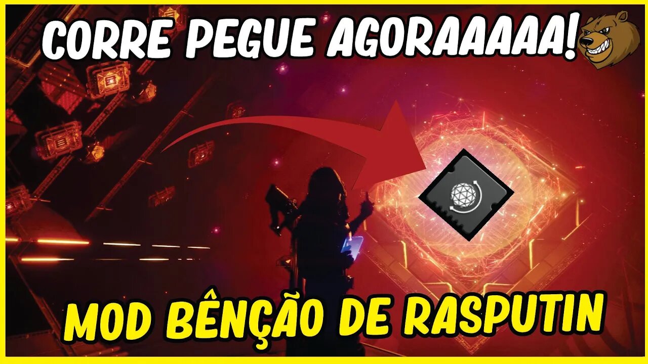 DESTINY 2 │ MOD BÊNÇÃO DE RASPUTIN PEGUE AGORA!