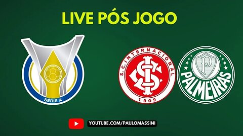 PÓS-JOGO INTERNACIONAL 0 X 0 PALMEIRAS. AO VIVO DE PORTO ALEGRE.