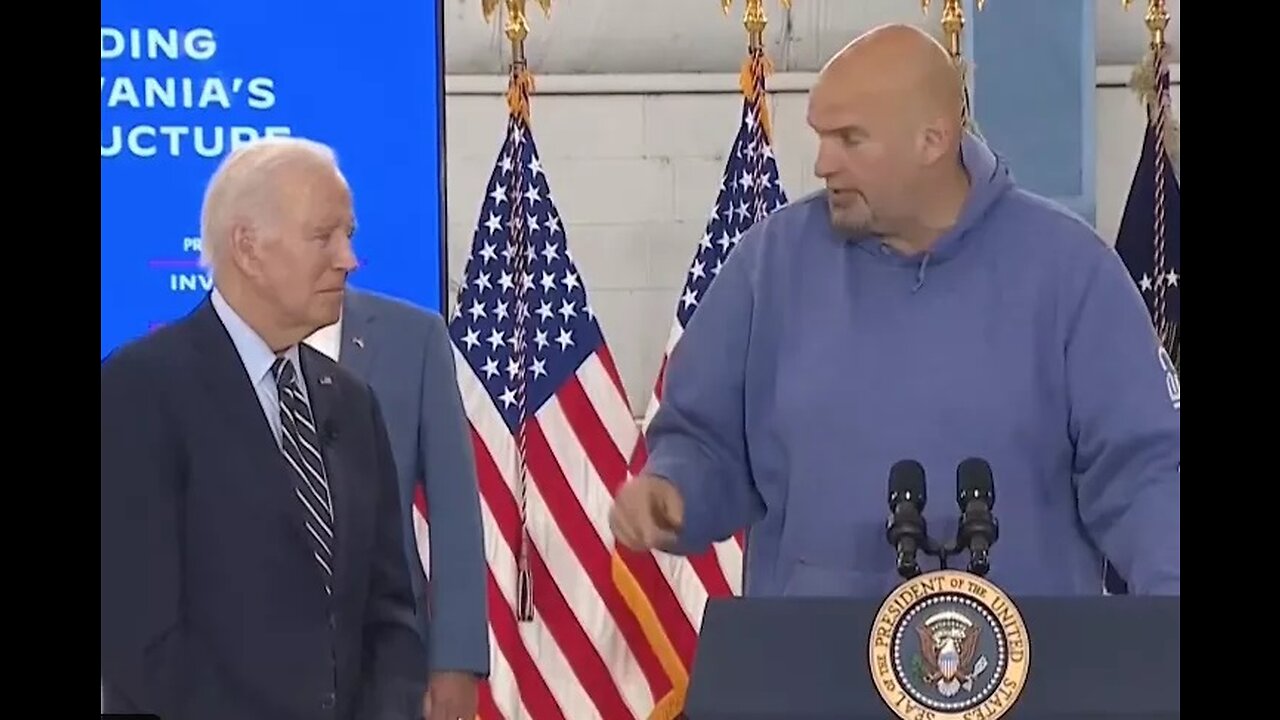 Things Quickly Go off the Rails When Joe Biden and John Fetterman Meet up in Philadelphia