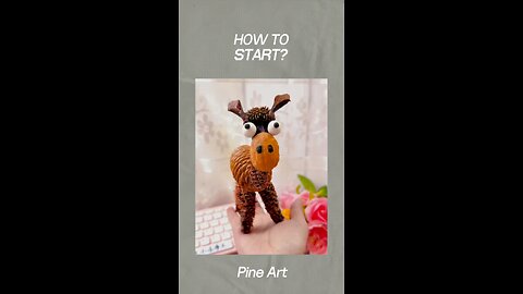 Pine Art amazing DIY Transformation from Cone to Donkey