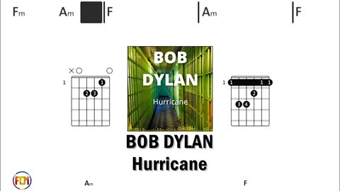 BOB DYLAN Hurricane - FCN Guitar Chords & Lyrics HD