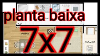 planta baixa 7x7