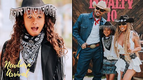 Chris Brown Daughter Royalty Is Shocked At Her Extravagant Rodeo Themed 10th B-Day Party! 🎠