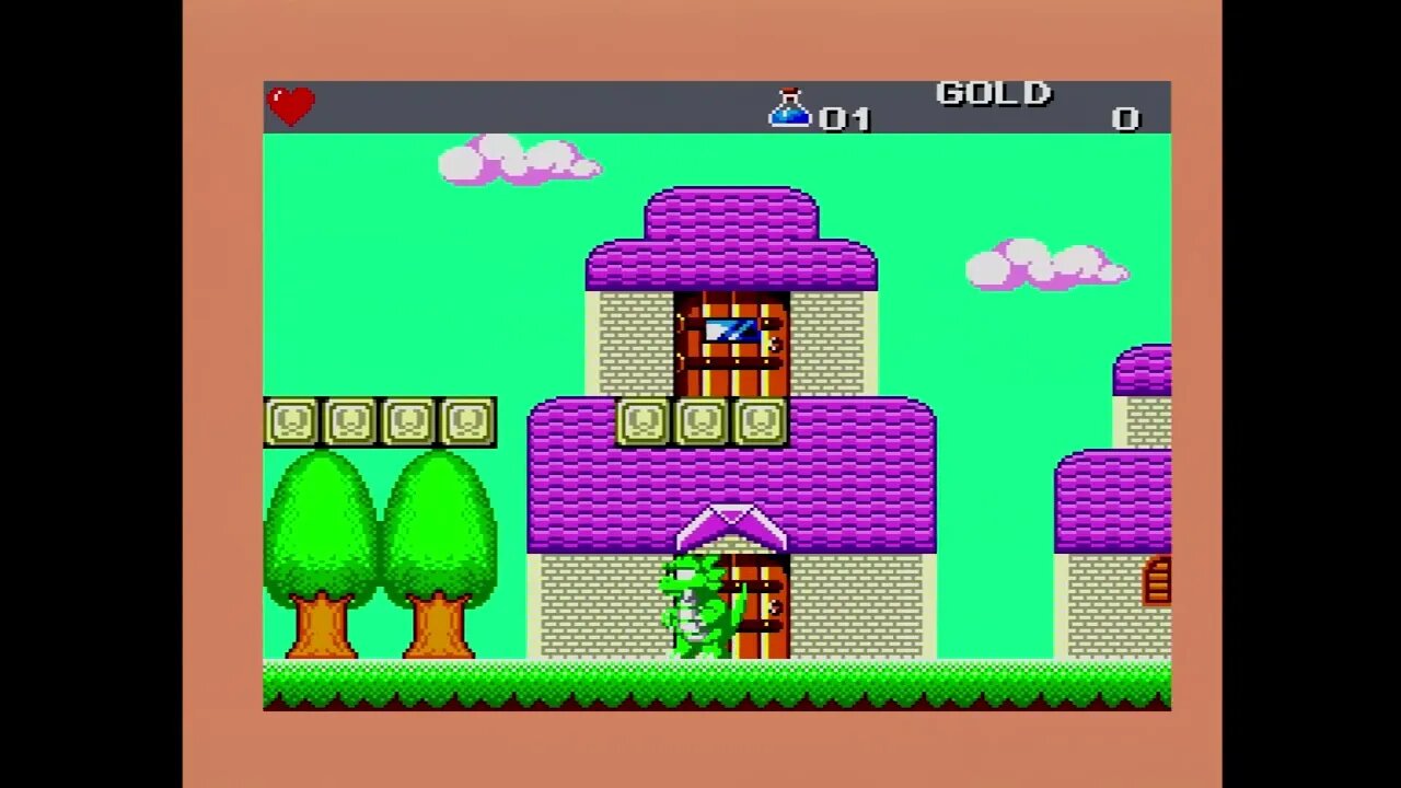 Wonder Boy III - The Dragon's Trap (FM Hack) - Master System - Hardware Original - 1080p/60