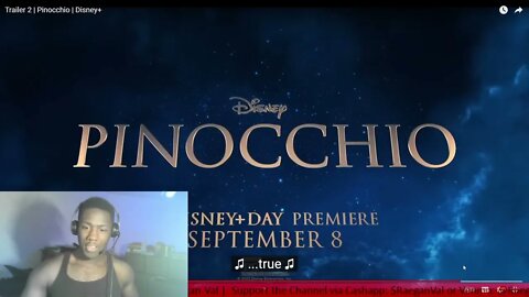 REATION!!!Trailer 2 | Pinocchio | Disney+