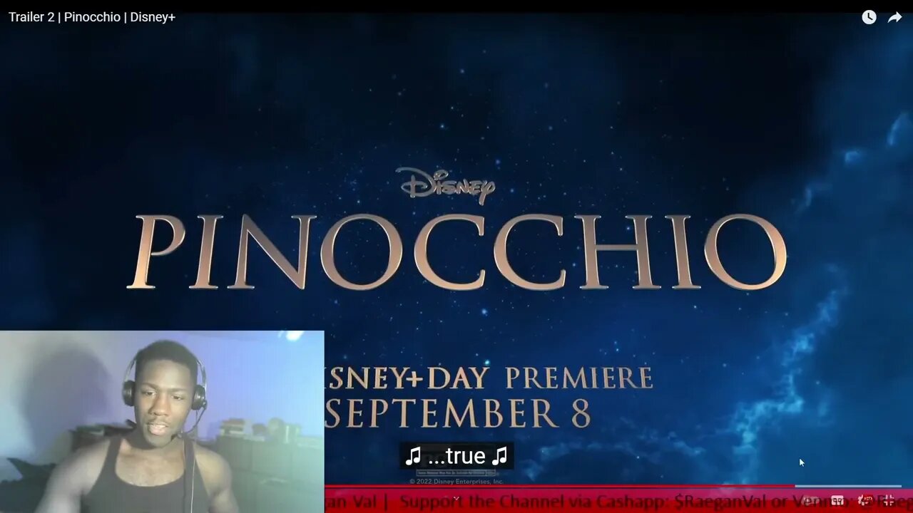 REATION!!!Trailer 2 | Pinocchio | Disney+