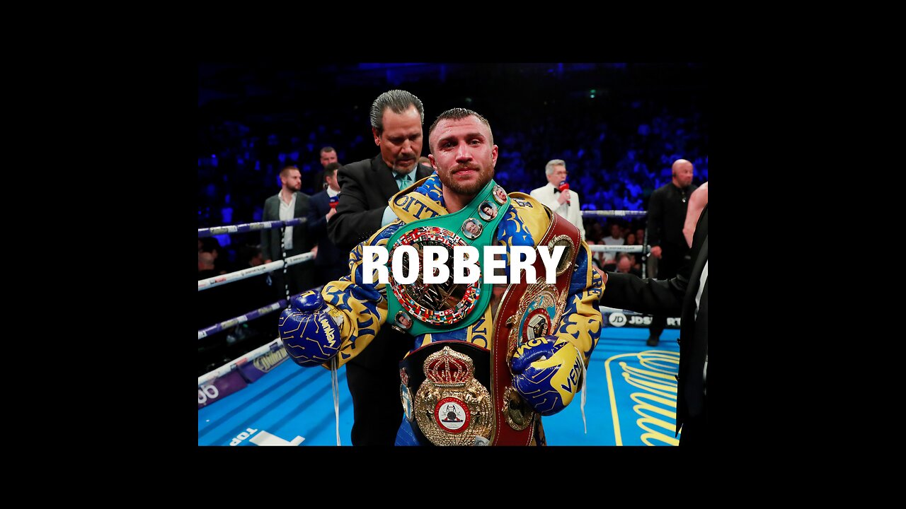 Vasiliy Lomachenko GOT ROBBED