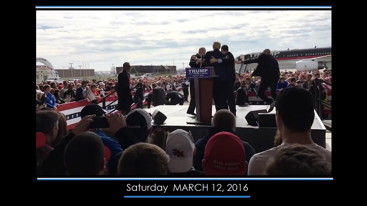 — Man Rushes Stage. Candidate Trump Ohio Rally. - Mar 12 2016 - Crowd Reaction ...