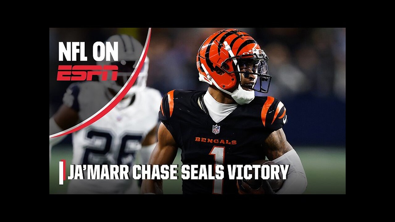 JA'MARR CHASE'S 40-YARD TD SEALS THE BENGALS' WIN IN DALLAS 😱 | NFL on ESPN